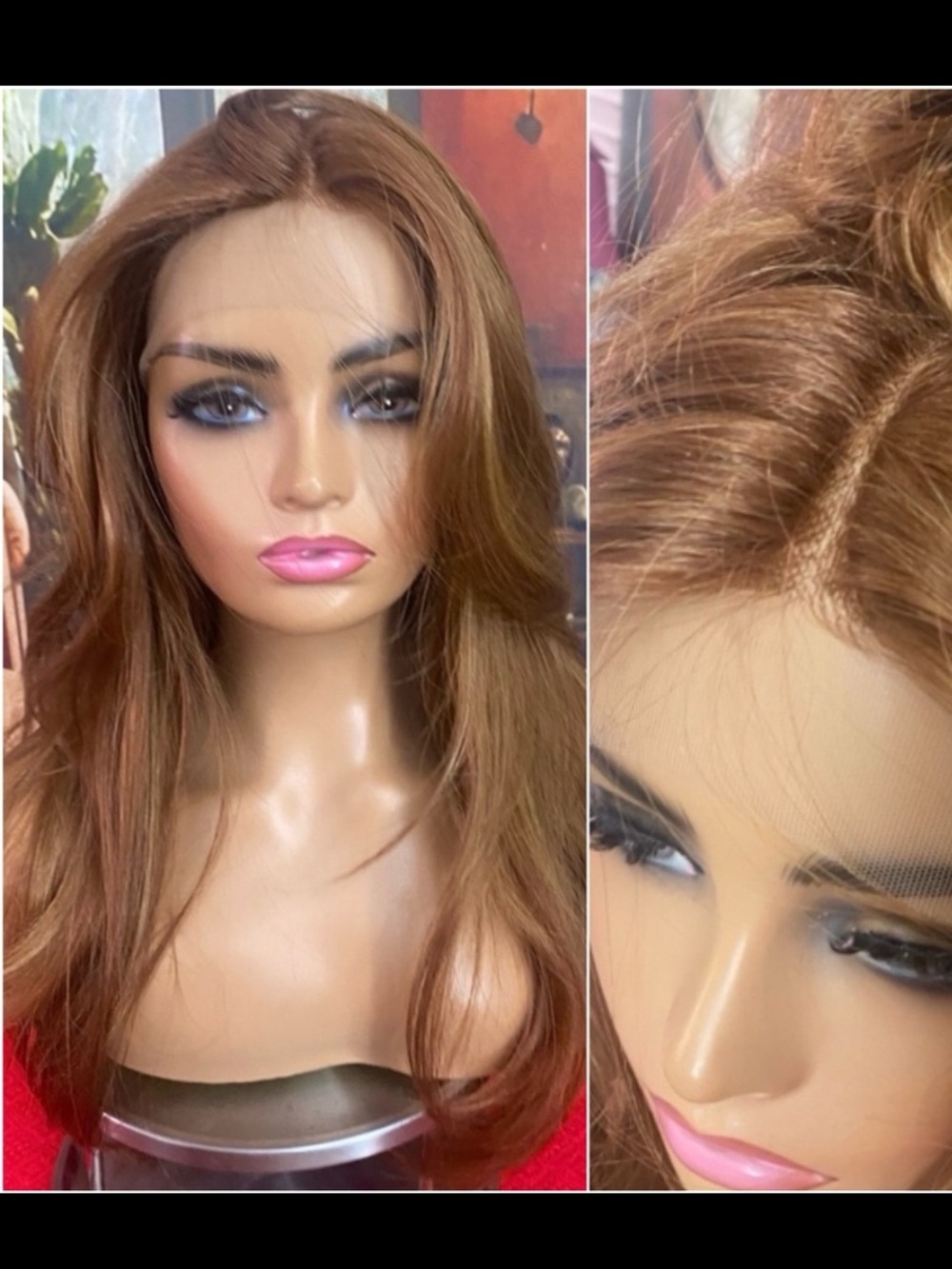 NEW Lace front natural mixed ginger wig